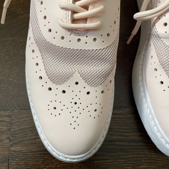 NEW Geox Respira Thymer Womens Pink Oxford Pale Pink Shoes-Sz.7 - Picture 2 of 11